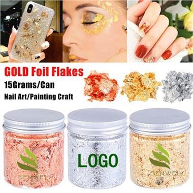 Auksinės folijos dribsniai