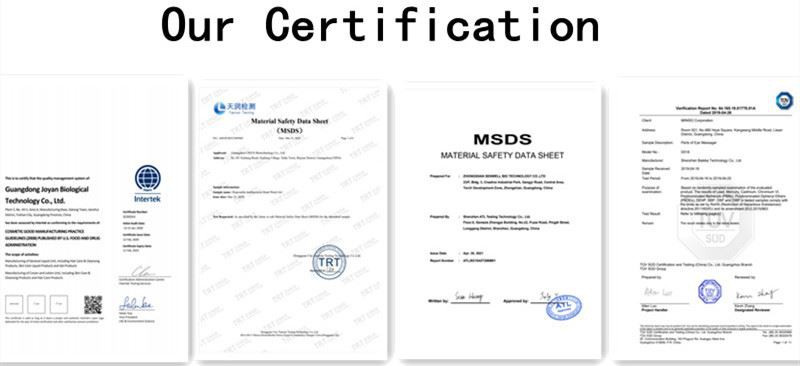 Our Certification