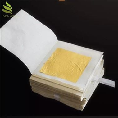 Auksinė lapų folija 24 K valgomasis auksas